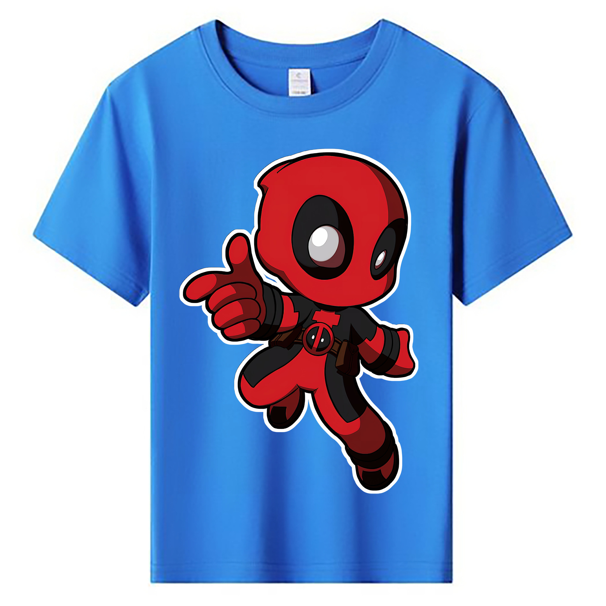 （画像用） Deadpool デッドプール 綿100％キッズTシャツ（フロントプリント）